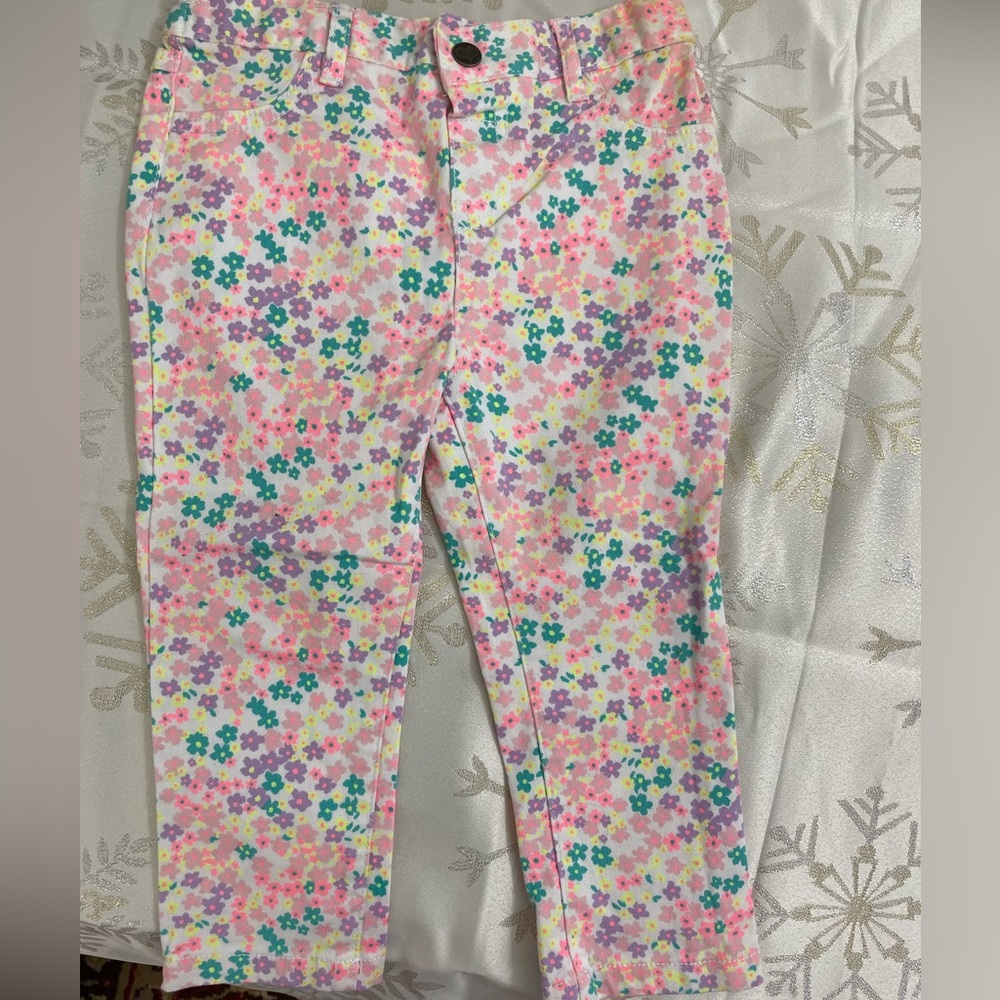Wonderkids floral jeans